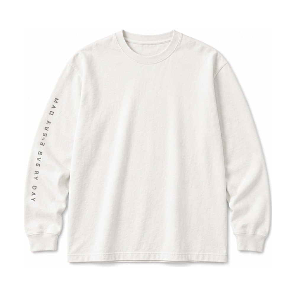 Every Day Sleeve Print Long Sleeve Tee