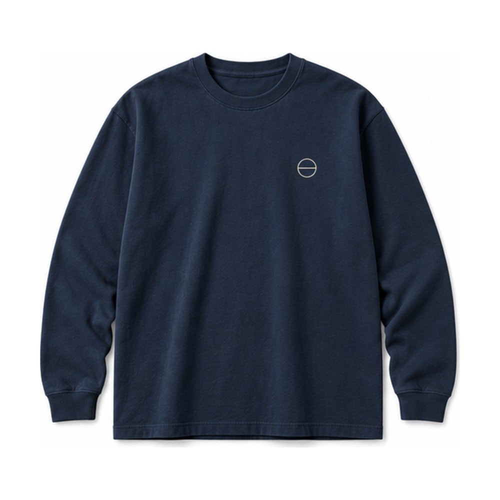 Barred Circle Long Sleeve Tee
